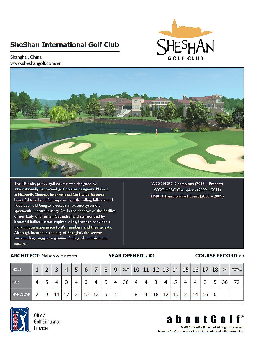 Sheshan International Golf Club